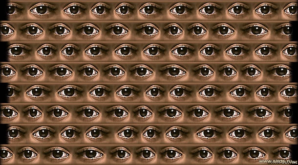 Стереограмма: Множество глаз